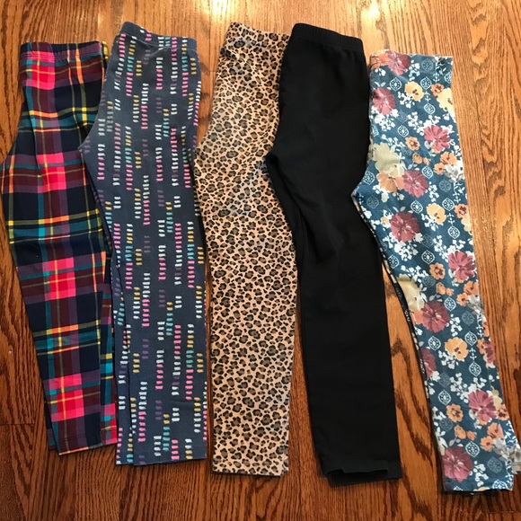 jumping beans Other - Bundle of 5 Girls Leggings Size 6/6X